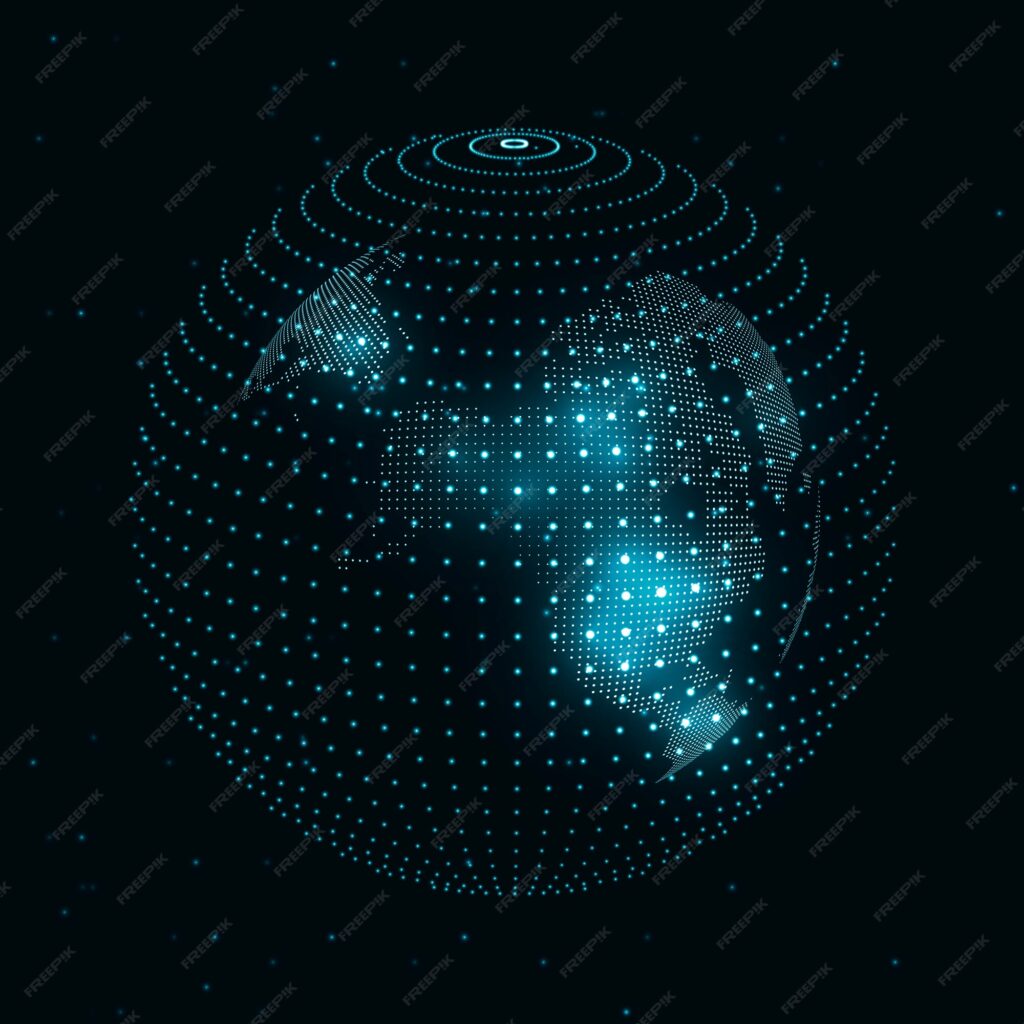Vectdor globe