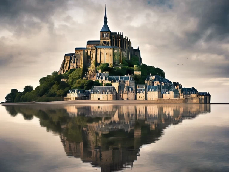 mont saint-michel at high tide